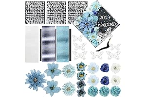 TKNOUS DIY Graduation Cap Decoration Kit for Grad Hat