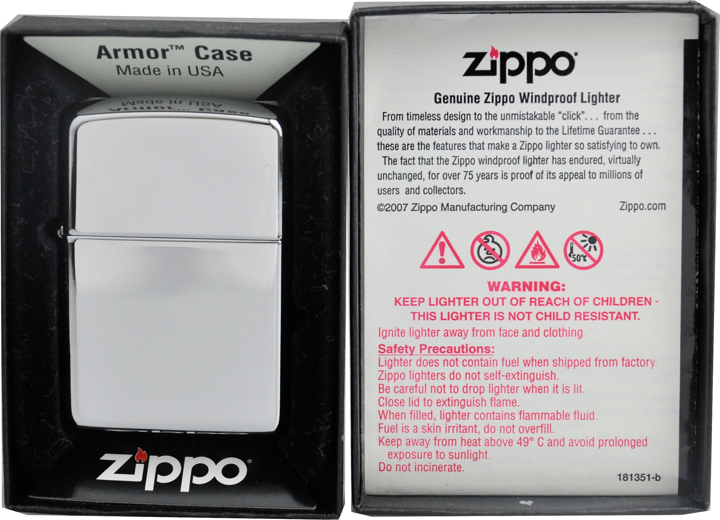 Amazon.co.jp: Zippo【ジッポー】 ライター #167 Armor Case 