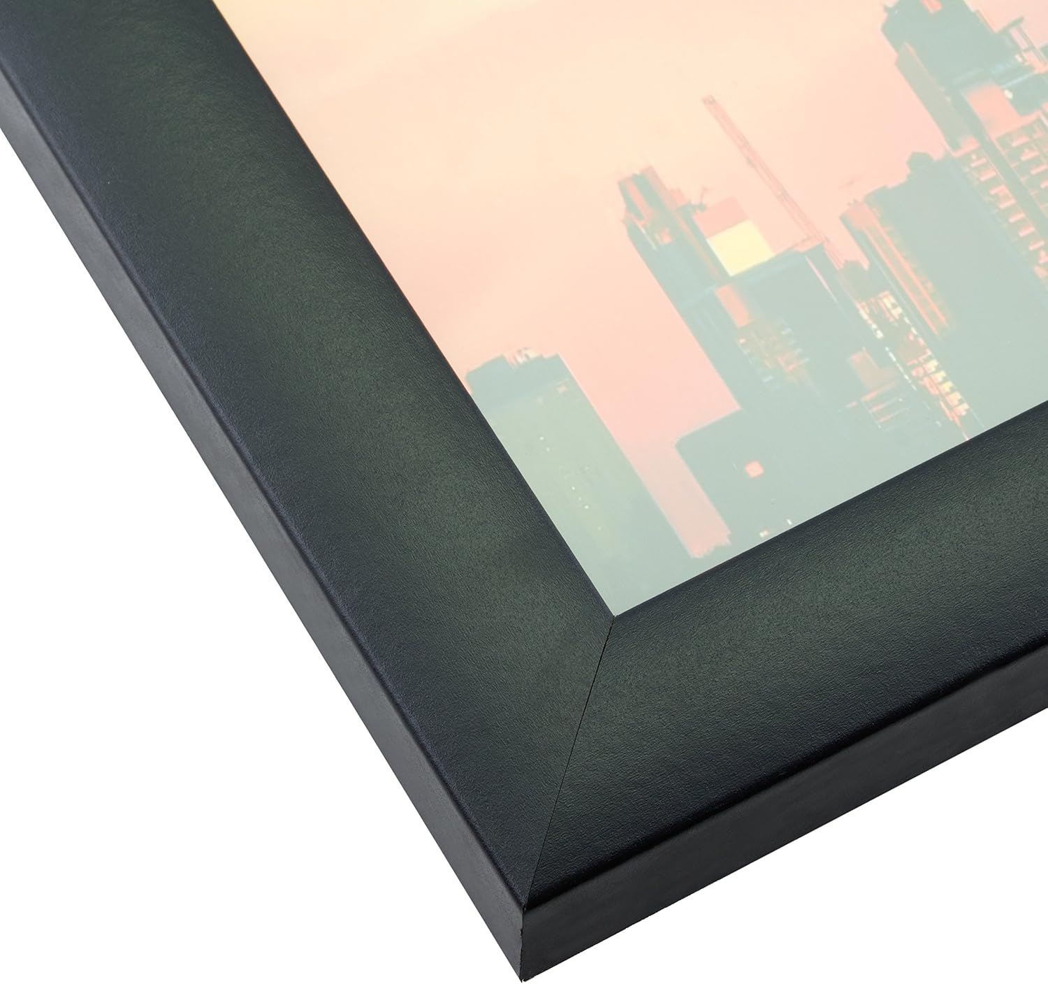 Craig Frames 11x14 Picture Frame – Matte Black 1WB3BK Style, 1 Inch MDF Moulding, Smooth Finish, Clear Glass and Backing Included – Modern Wall Display for Prints or Photos