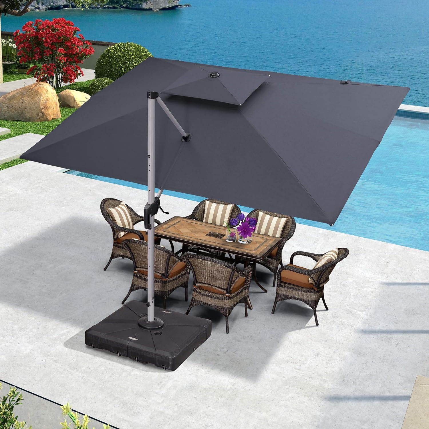 Large tilting patio umbrella Clearance