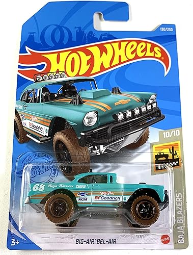 Hot Wheels 2021 Big-Air Bel-Air Verde azulado Baja Blazers 1010 130250