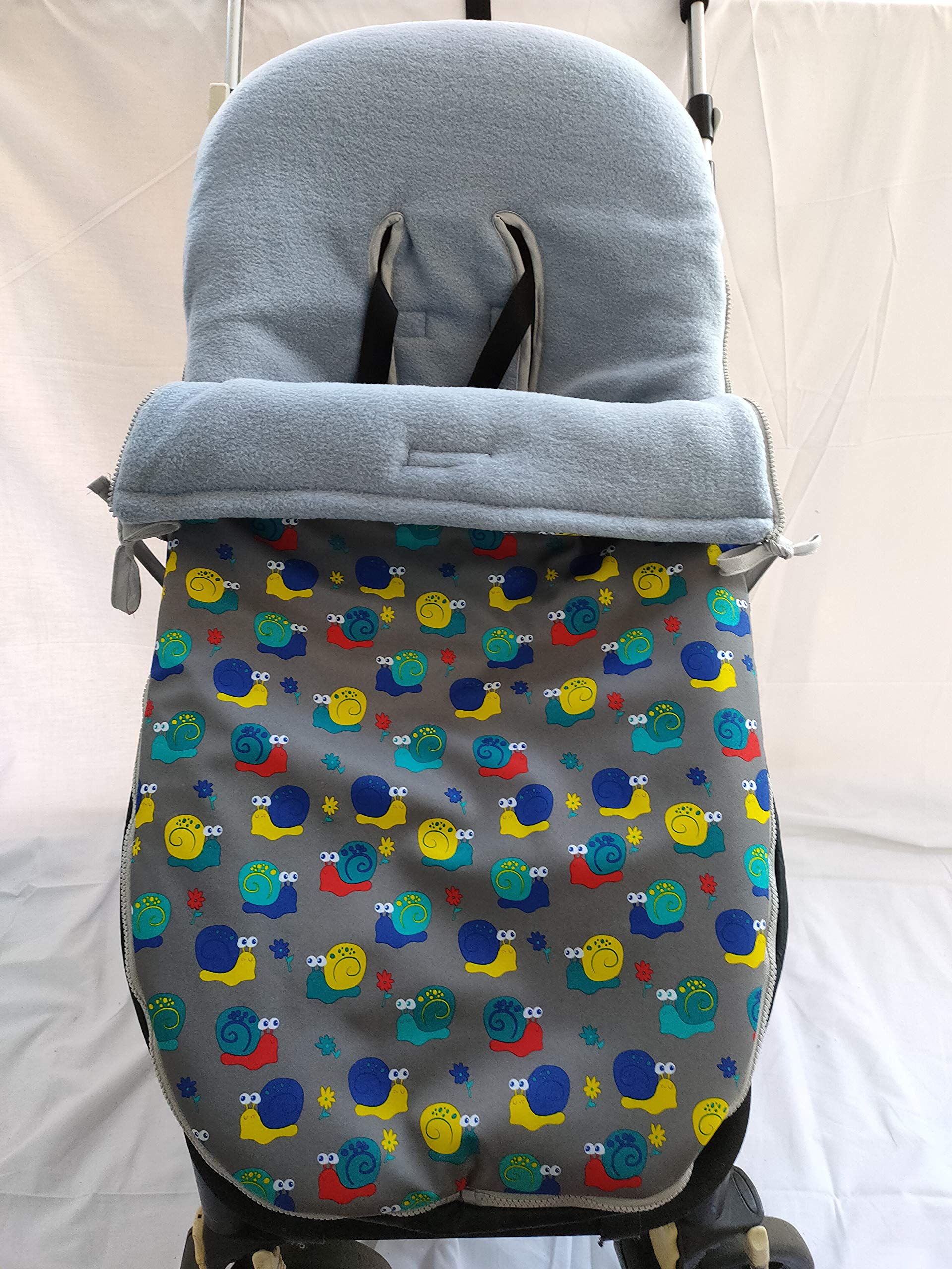 MOON-BEBE Sacco universale per passeggino, in cotone, impermeabile, colore: marrone