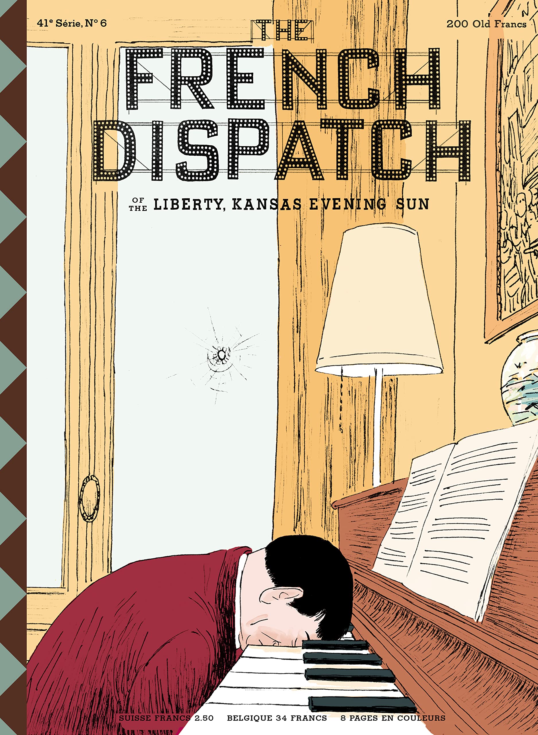 Affiche The French Dispatch - Poster Cinéma 30x40 Cm - Qualité Premium