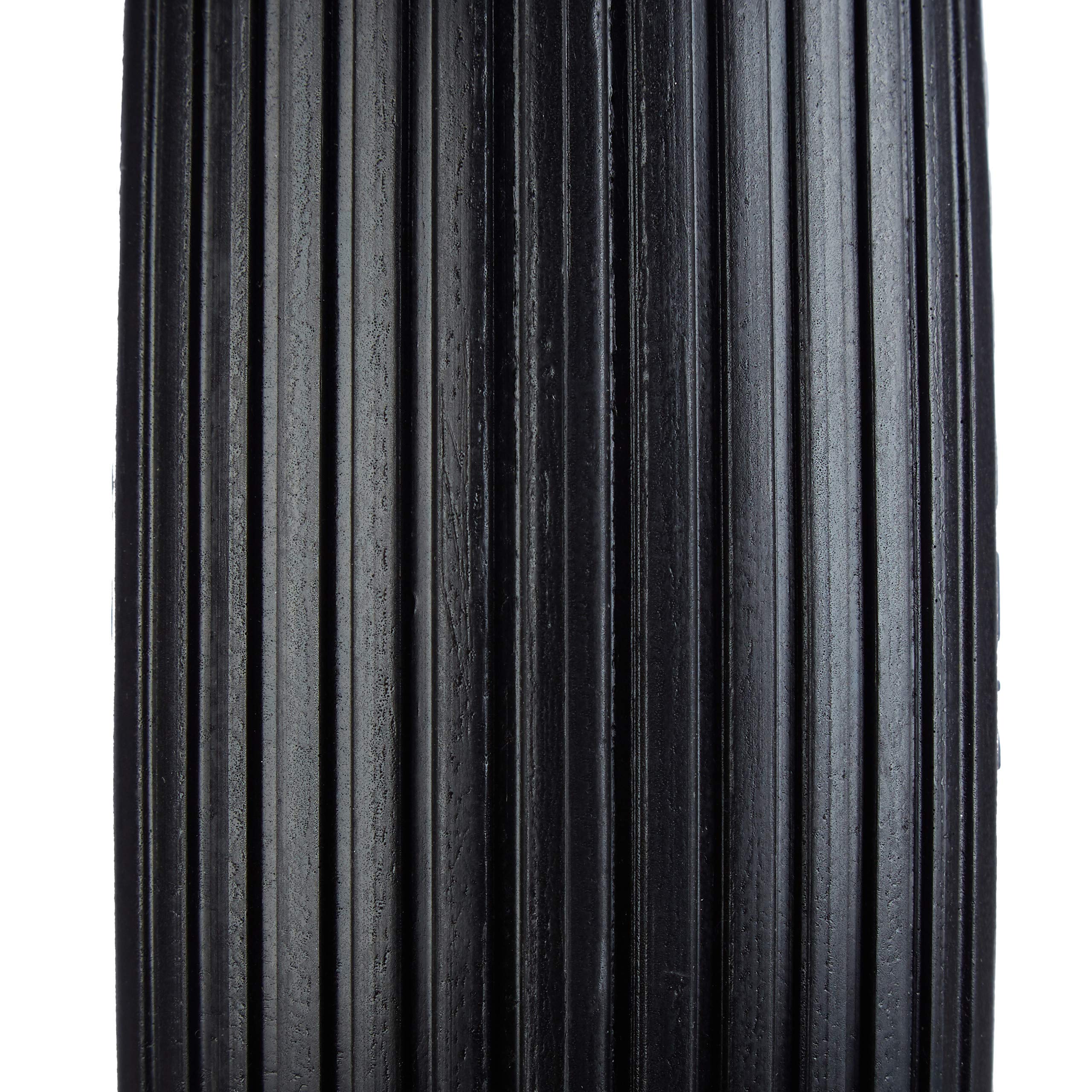 Relaxdays Roue de brouette avec Chambre à air, Lot de 2 pneus de Rechange 3.50-6, pneumatiques, Jusqu’à 136 kg, Noir