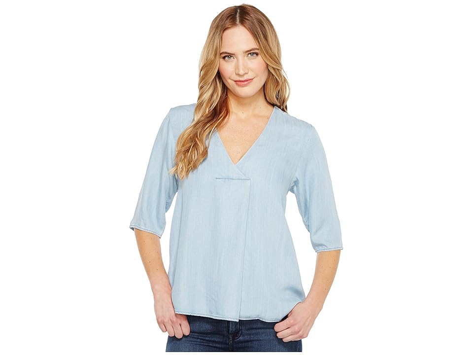 

B Collection by Bobeau Maureen Lyocell Blouse (Chambray) Women's Blouse