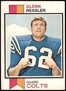 1973 Topps # 204 Glenn Ressler Baltimore Colts (Football Card) EX Colts Penn St