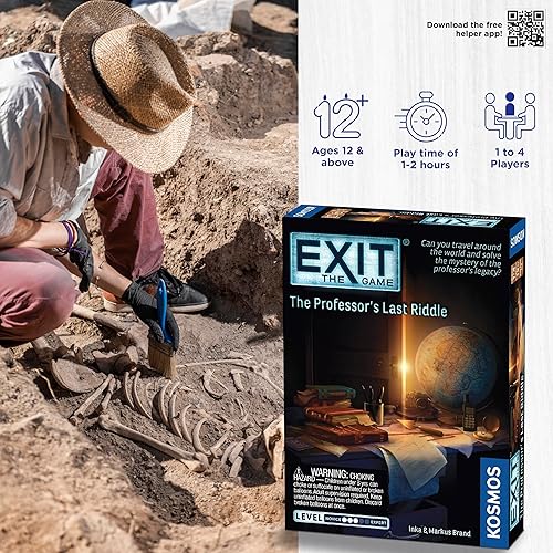 Miniatura 2 de SALIDA: El último acertijo del profesor | Escape Room| Brainteasers | Resolución de misterios | Búsqueda del tesoro | Juego de Kosmos | Sala de