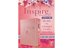 Tyndale NLT Inspire Catholic Bible (Hardcover, Rose Gold): The Art of Faith