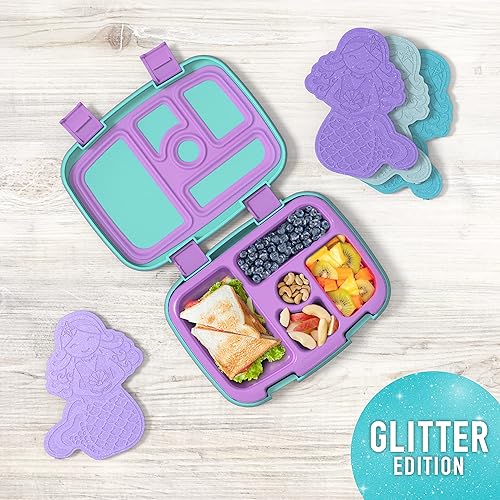 Miniatura 2 de Bentgo Buddies - Paquetes de hielo reutilizables con purpurina, bolsas de hielo delgadas para loncheras, bolsas de almuerzo y enfriadores,