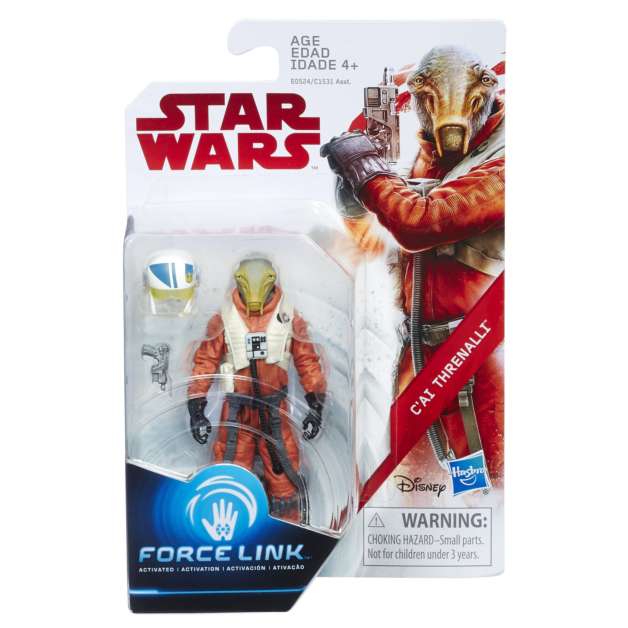 Amazon.com: Star Wars Force Link C'ai Threnalli Figure : Toys & Games