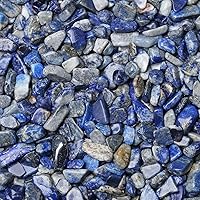 Vista 19 de LAIDANLA 1 libra (450 gramos) de grava de acuario de cristal de 7 chakras, piedras pulidas y talladas en bruto, piedras de cristal irregulares