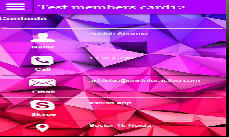 Test members card12 - App on the Amazon Appstore