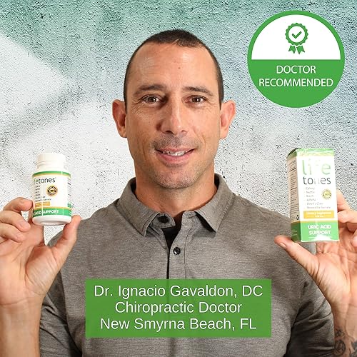 Miniatura 6 de Lifetones - Paquete de soporte de ácido úrico - Tintura y cápsulas - Comodidad articular, muscular y nerviosa - Aumenta la flexibilidad