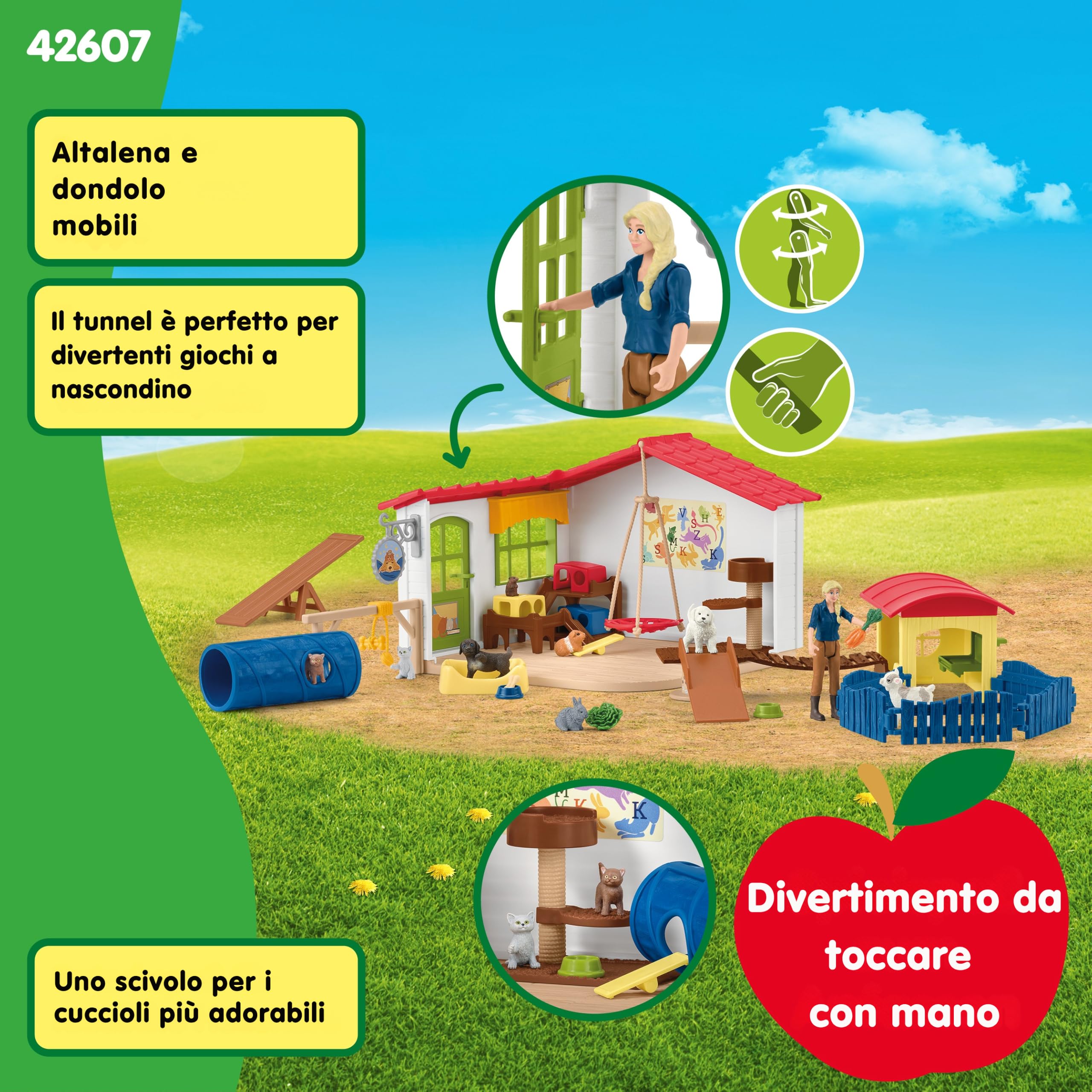 Schleich Farm World | Hotel per Animali 42607 | 35 Pezzi