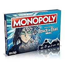 Winning Moves Monopoly Attack on Titan – Set da tavolo per 2-6 persone, dai 12 anni in su
