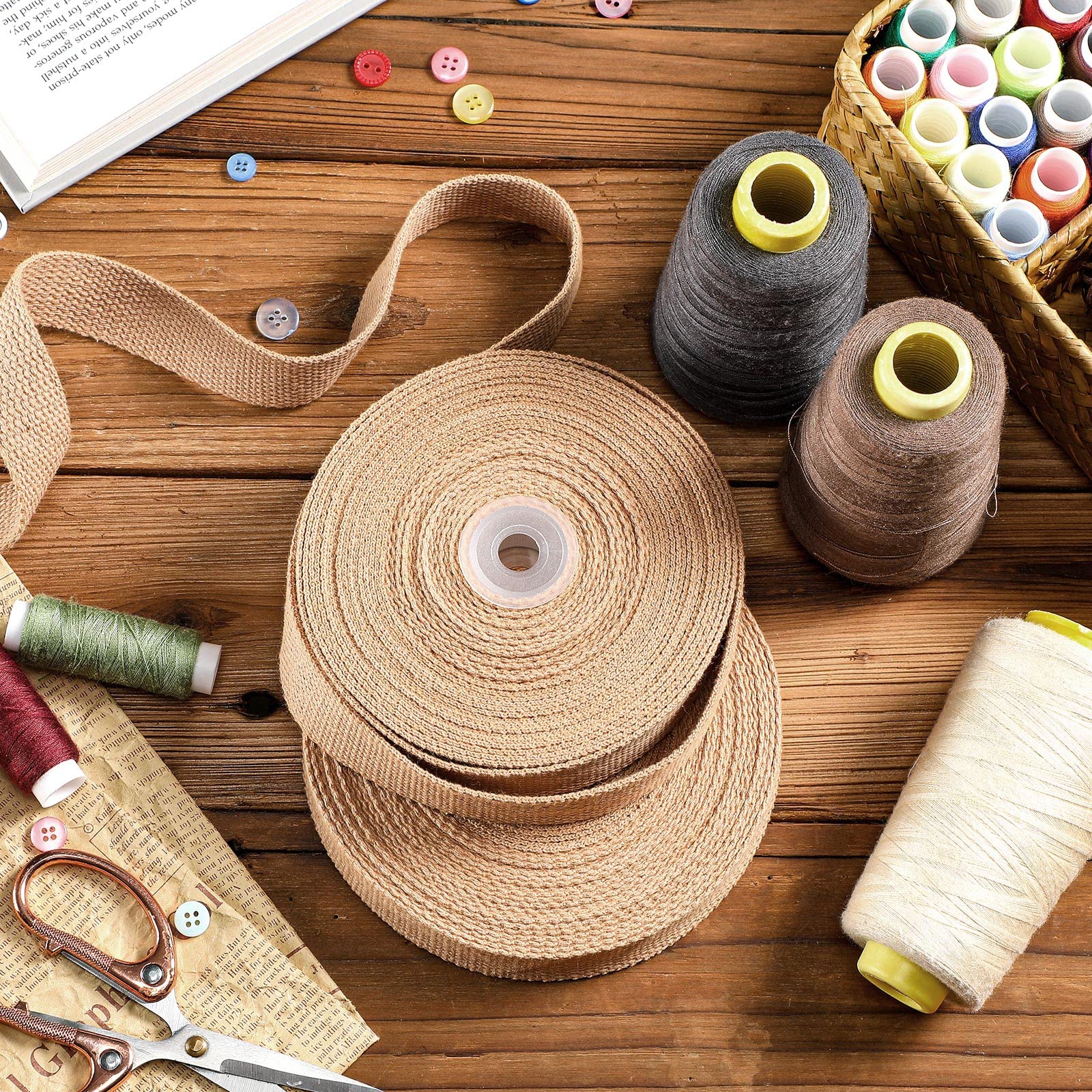 Mesh Fabric Rolls/ 20 Yards Heavy Webbing Inch For DIY Crafts