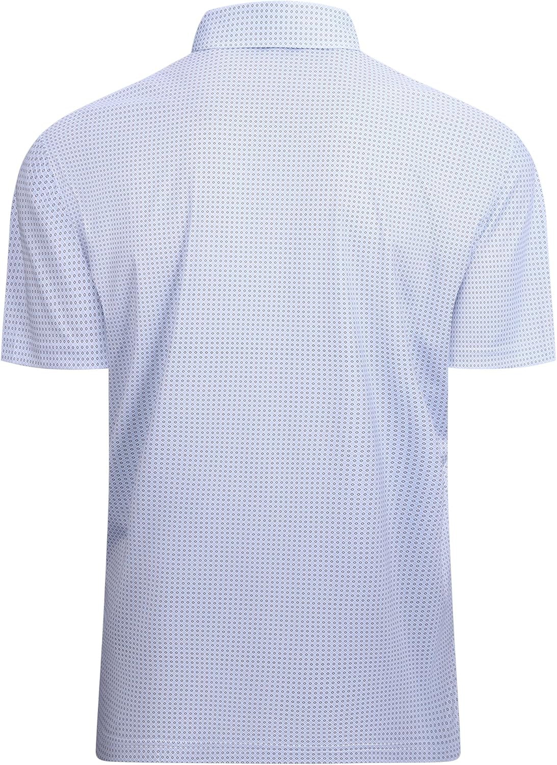 Alex Vando Mens Golf Shirt Moisture Wicking Classic Print Golf Shirts for Men - Image 2