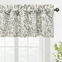 Vista 11 de DriftAway Julia Cenefa Forrada de Doble Capa con Aislamiento Térmico para Oscurecer la Habitación, Cenefas Blackout con Bolsillo para Barra de 3