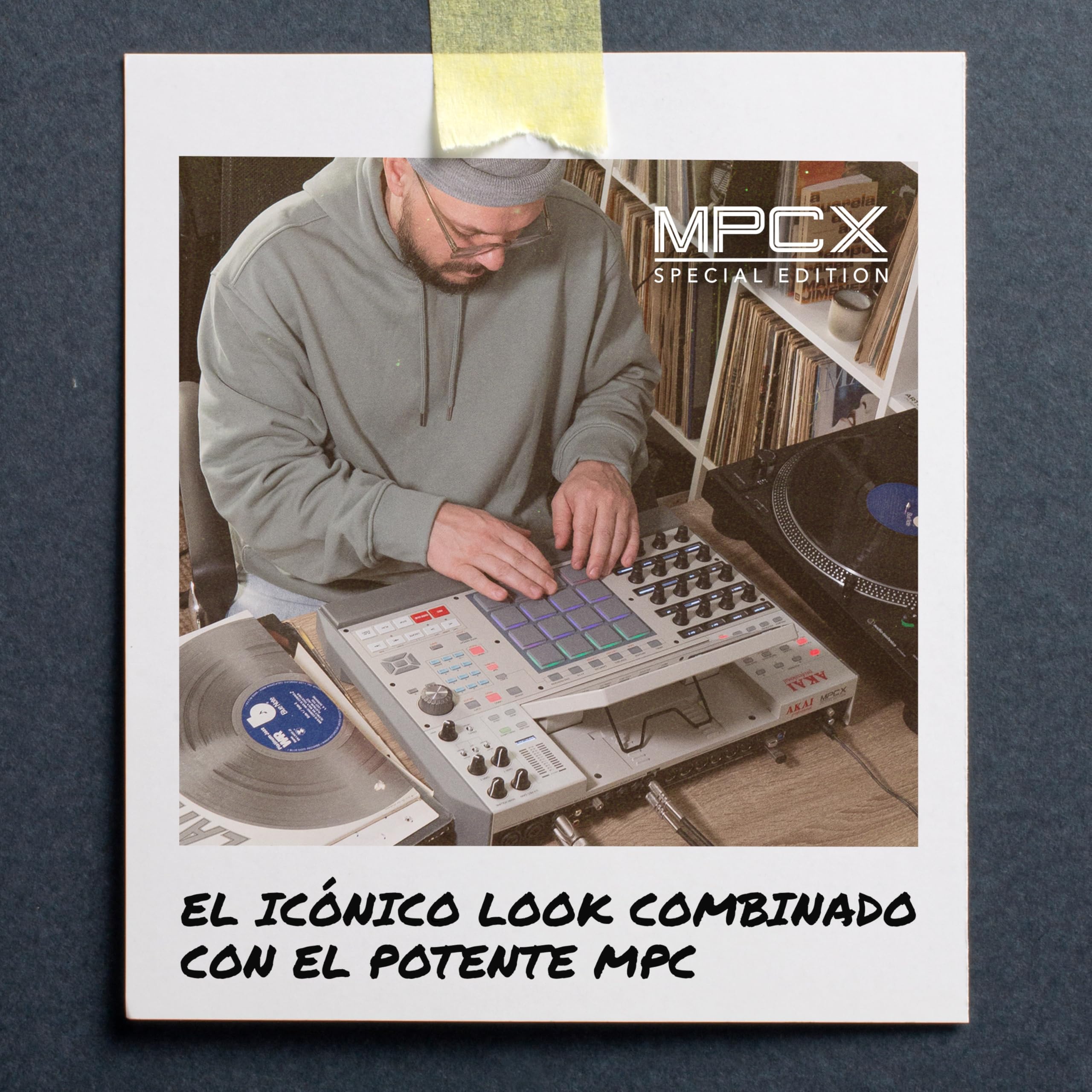 Akai Professional MPC X SE - Centro de Producción Autónomo y Beat Maker con Pantalla Multitáctil de 10.1", Pads de Batería, Synth Engines, 48 GB de Almacenamiento e Integración con Native Instruments