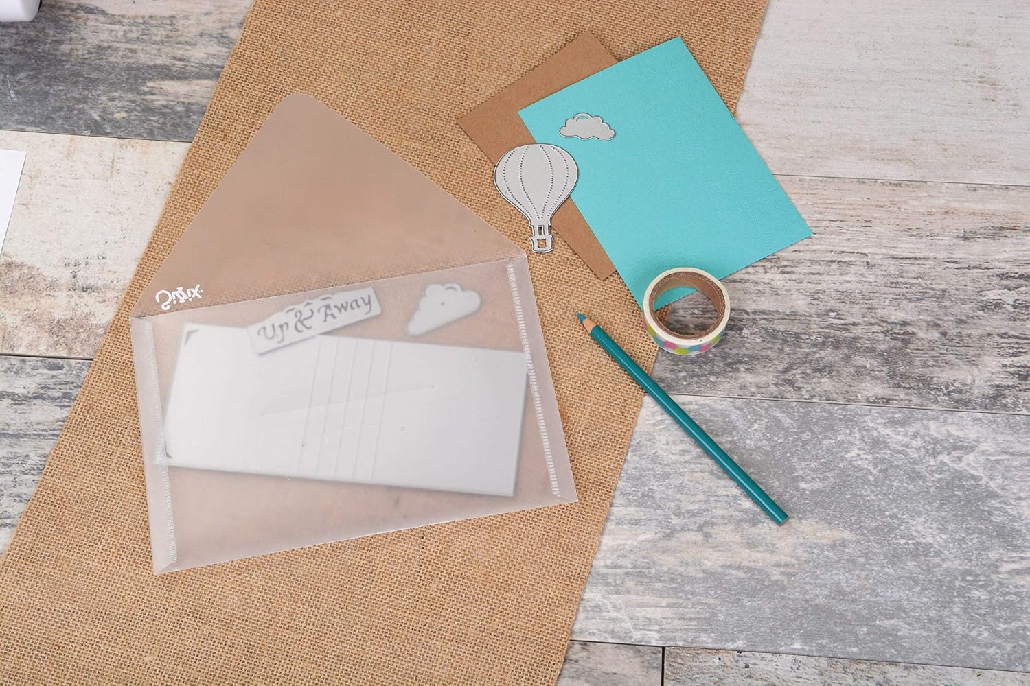 Sizzix, Multi Color, Plastic Envelopes , 2 Pack, One Size, 6.25-Inch by 9-Inch