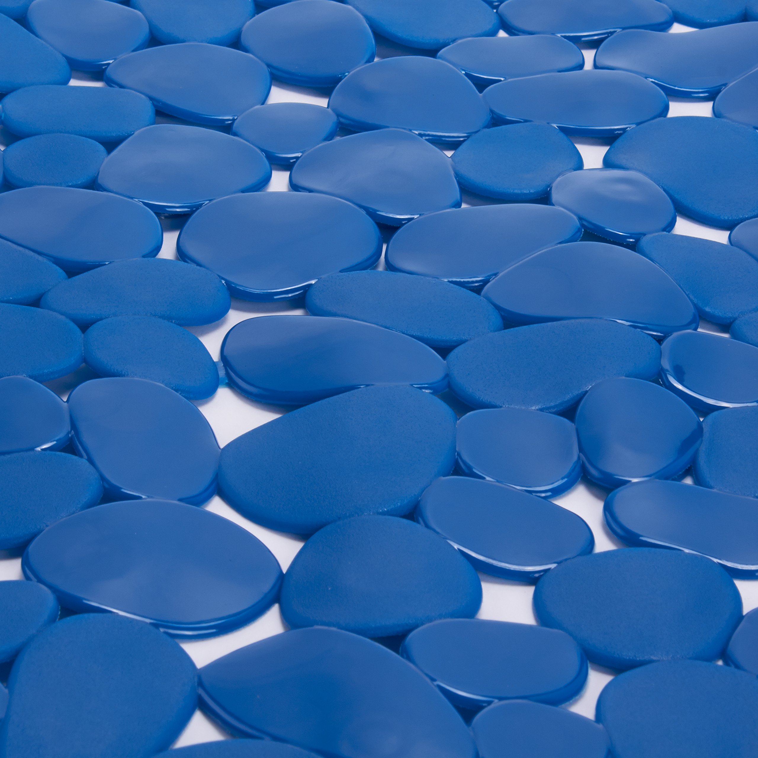 MSV "Pebbles Shower Mat, Dark Blue, 53 x 53 cm, 53 x 53 cm (Rectangular) - Image 2