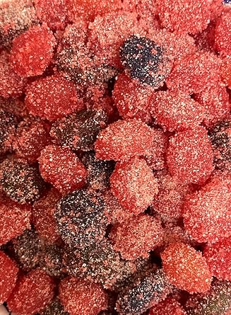 Sour Gushers, Super Sour Viral Gushers, Irresistable Extra Sour Gummy Candy, Blue Raspberry Flavor, Wild Cherry Flavor, Tiktok Viral Candy Sweet & Sour [Choose The Flavor & Size] 10 oz, Sour Wild Cherry