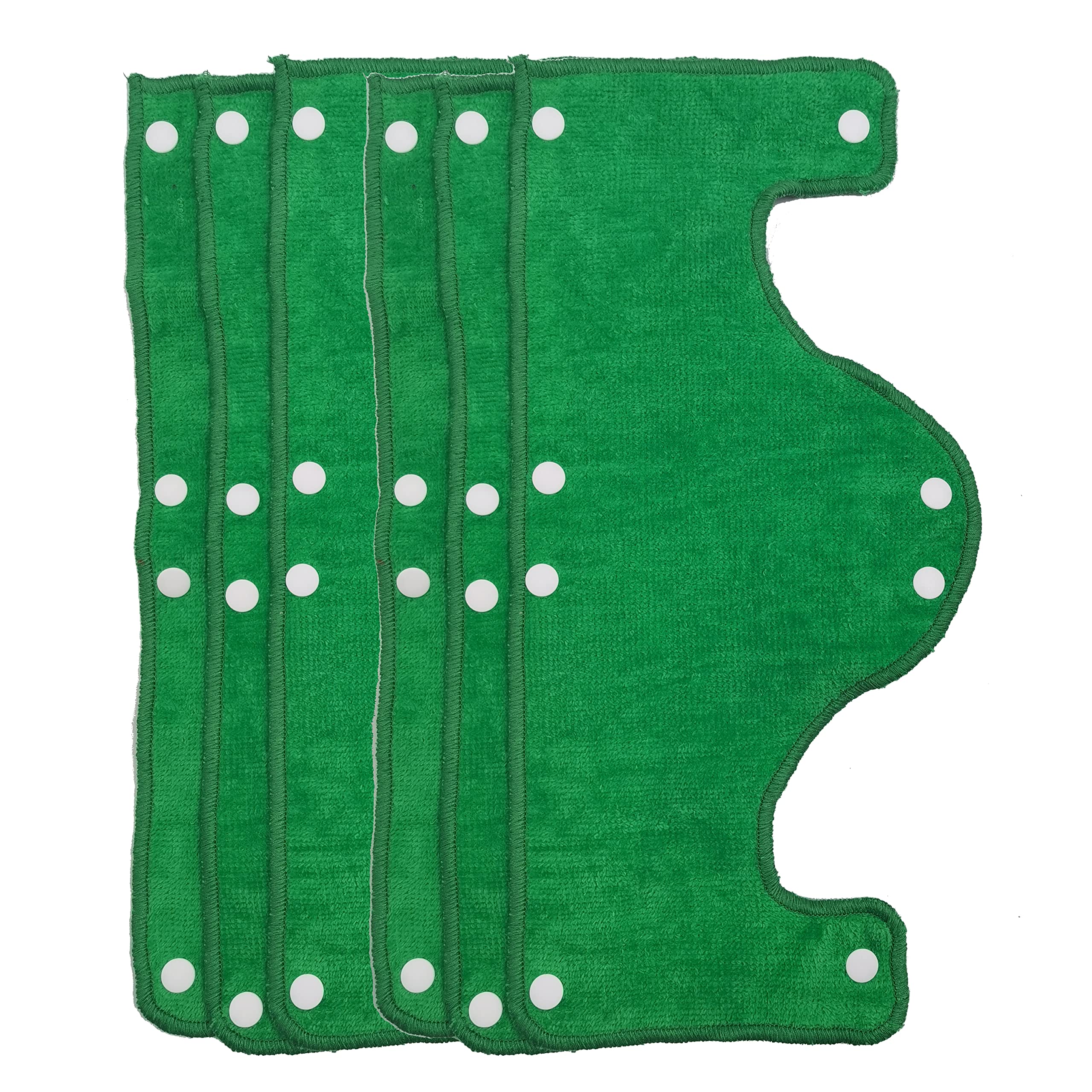 Big Green Hard Hat - Fascia per il sudore, riutilizzabile, lavabile, in spugna di cotone, con chiusura a scatto, 6 pezzi per confezione