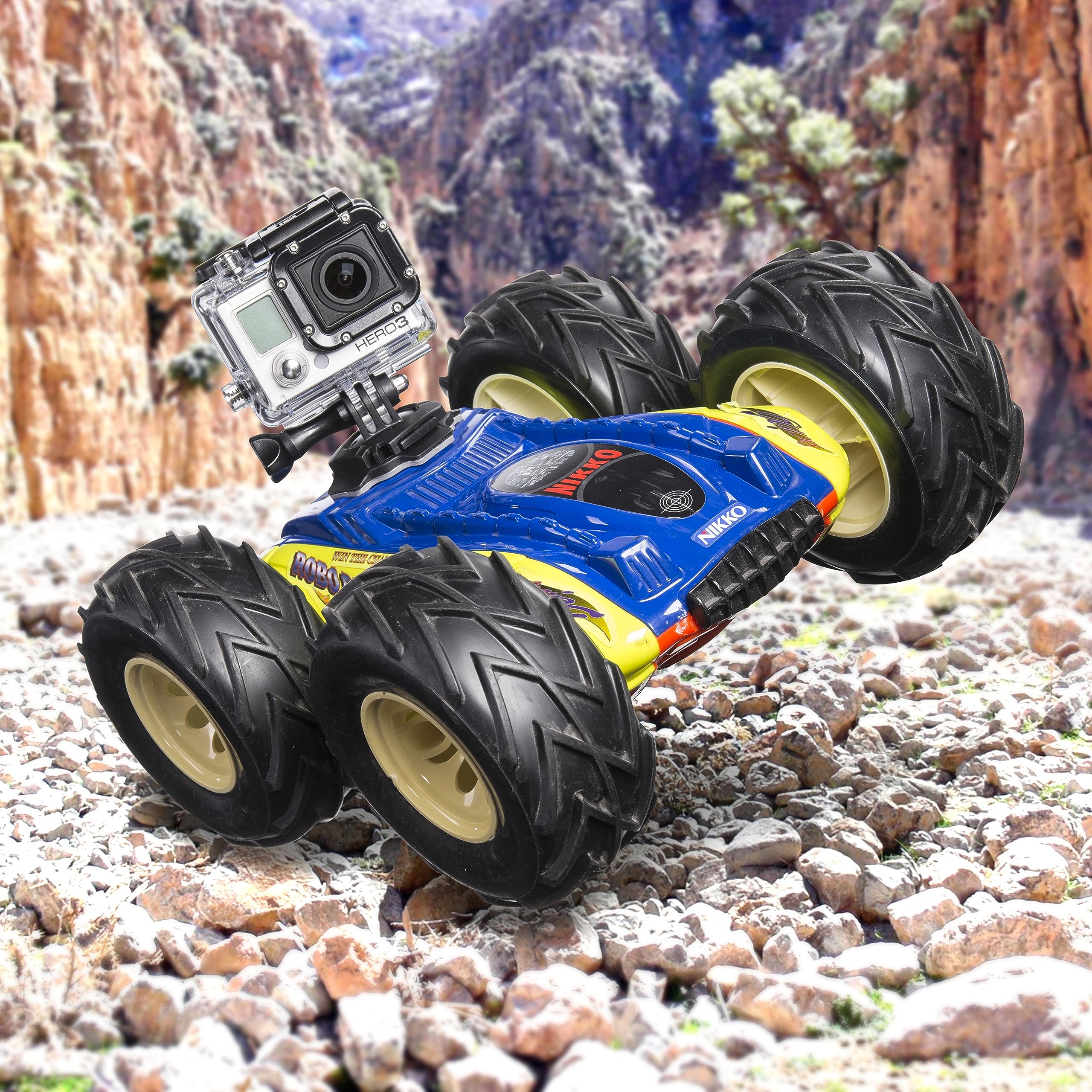 Kit Adesivo Piatto E Curvo Mantona Per GoPro | 4 Pezzi Per Hero 2/3/3+/4 E Action Cam