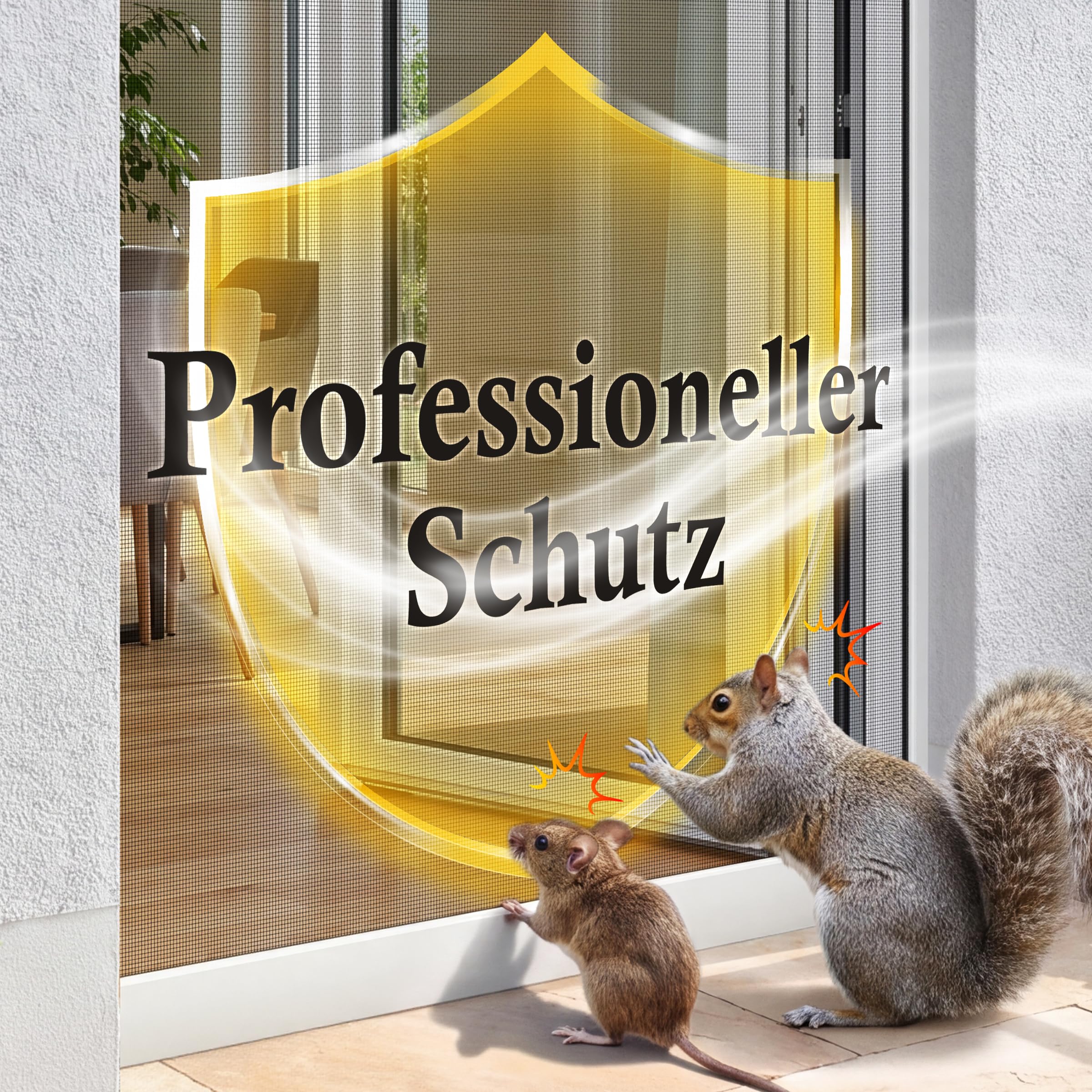 fowong Fliegengitter Edelstahl als Meterware – 90x300 cm Rolle, feinmaschig – DIY zuschneidbar für Fenster, Balkontür & Lichtschacht – Schutz vor Mäusen, Ratten, Fliegen & Katzen