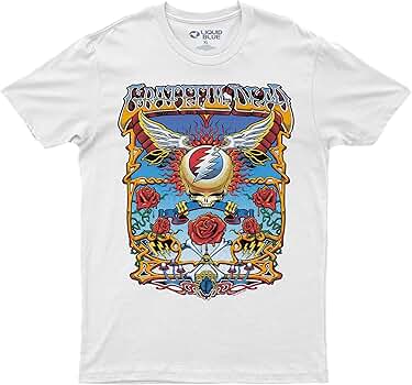Liquid Blue Unisex-Adult Standard Grateful Dead Flying SYF