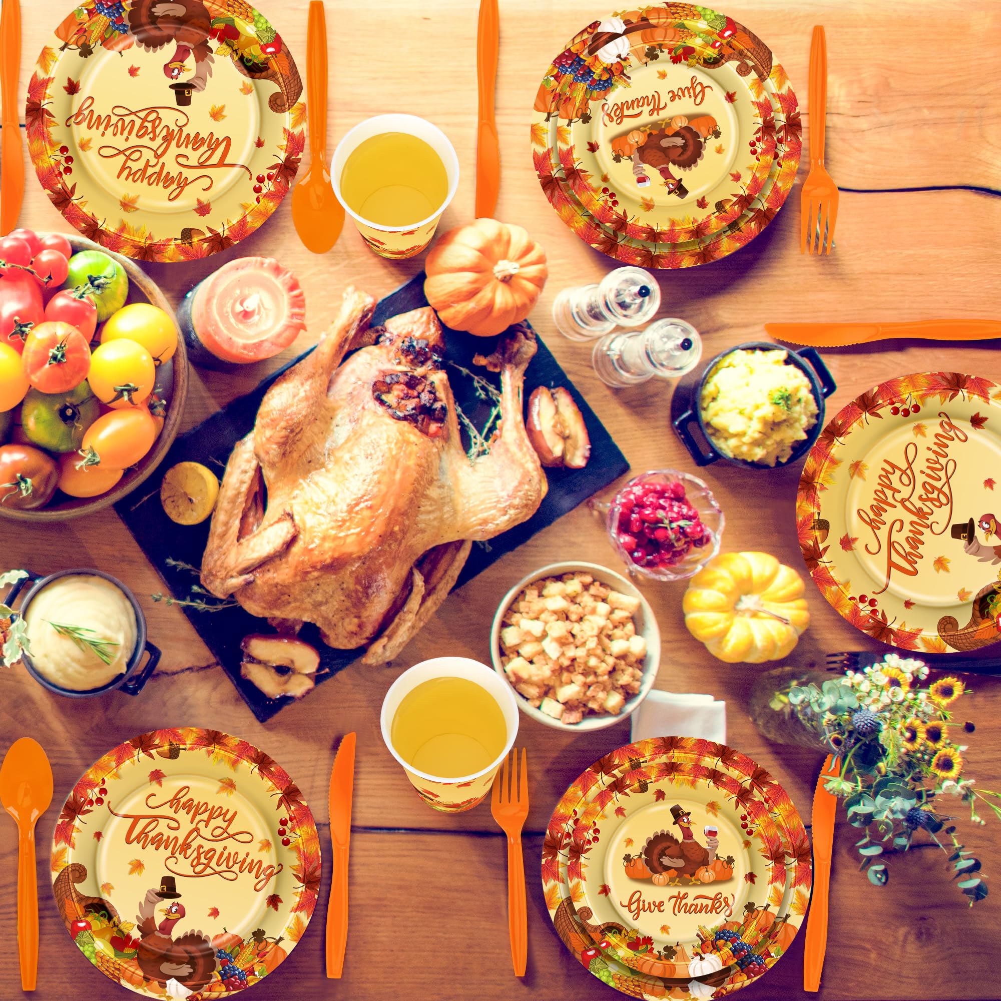 Empty Thanksgiving Melamine Plates Thermosaf Polymer Thanksgiving