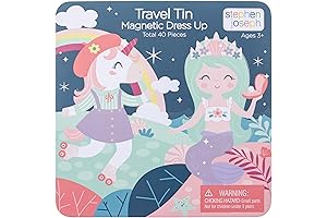 STEPHEN JOSEPH, Travel Tin Magnetic Dress Up, Bunny and Cat Small