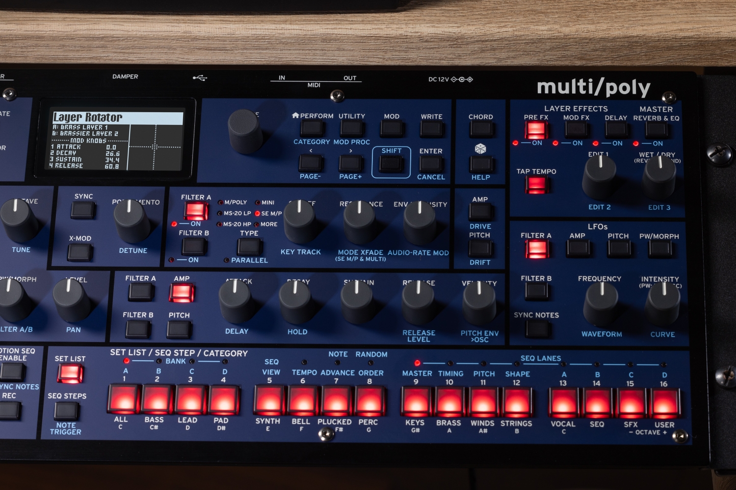 Amazon.com: Korg Multi/Poly Analog Modeling Synthesizer Module