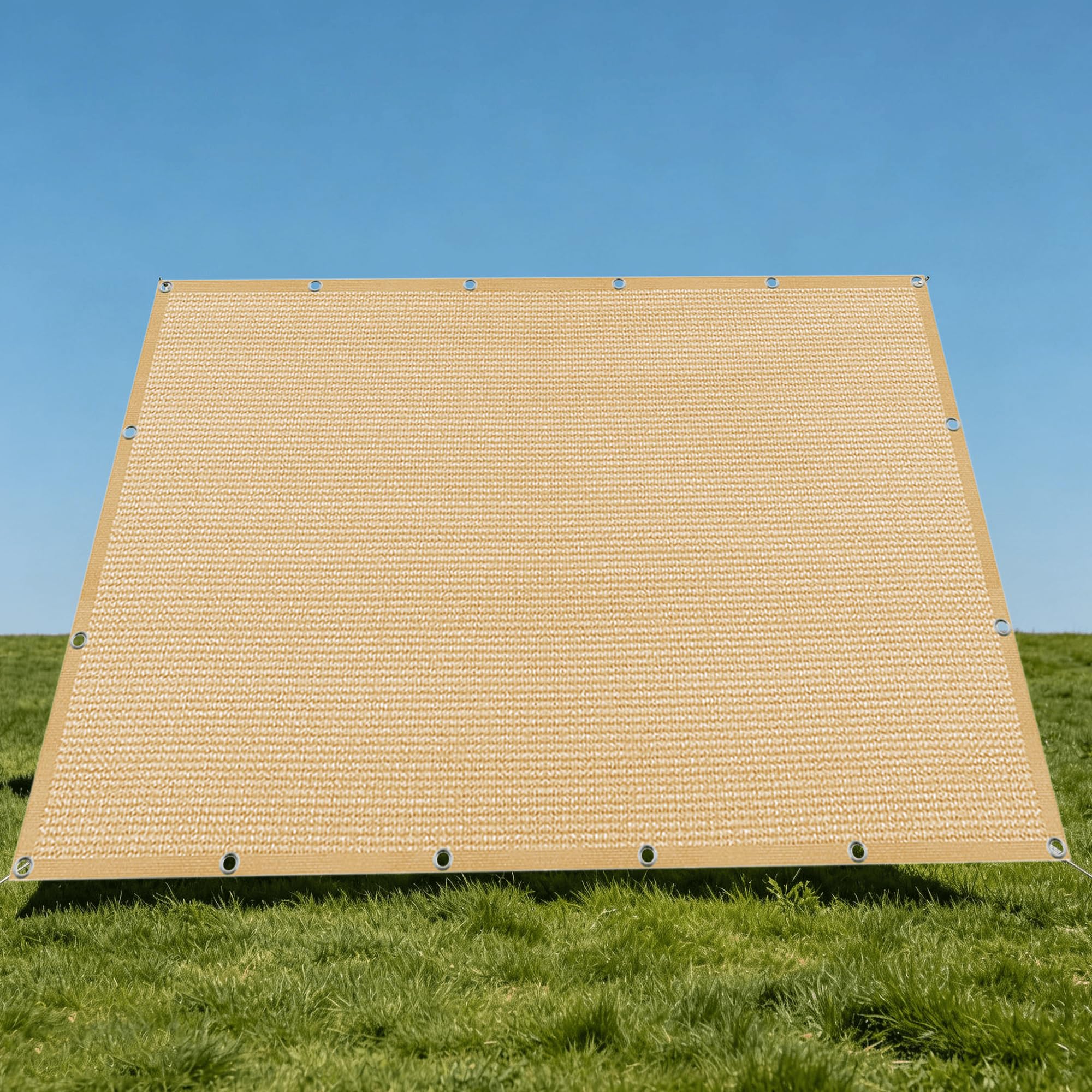 Filet d'ombrage vent et eau pour protection de terrasse et potager