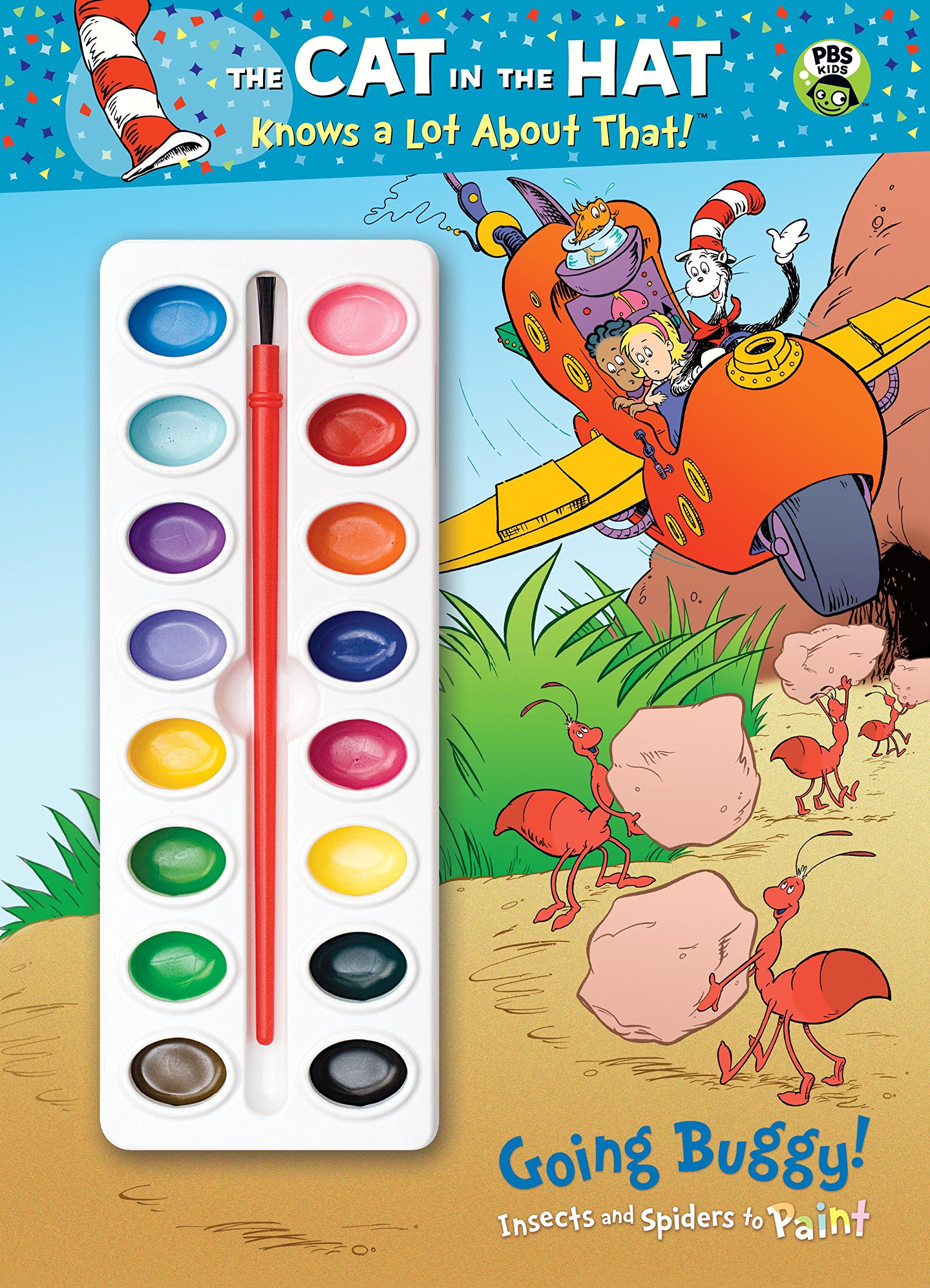 Buy Going Buggy! (Dr. Seuss/Cat in the Hat): Insects and Spiders to Paint (Deluxe Paint Box Book) (The Cat in the Hat Knows a Lot About That!) — BookShops.in