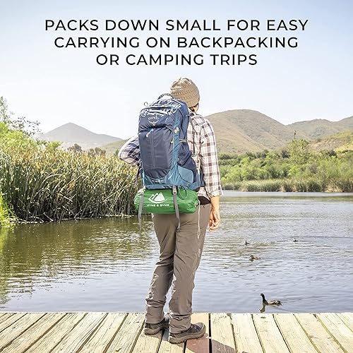 Miniatura 6 de Hyke & Byke Zion - Tienda de campaña de senderismo y mochilero, 3 estaciones, ultraligera, impermeable, para acampar con mosca de lluvia y huella, 1