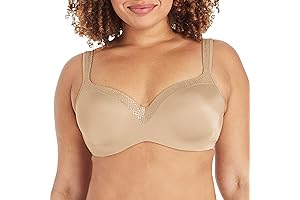 Playtex Women's Secrets Coverage Balconette T-Shirt Bra