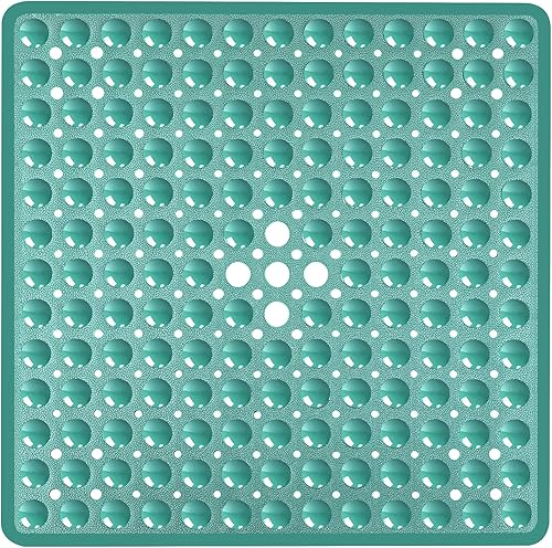 Miniatura 46 de Tapete extralargo para bañera antideslizante, azul marino claro suave para bañera de 40 x 16 pulgadas tamaño completo, tapetes largos para piso de