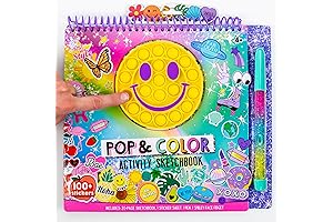 Just My Style Pop & Color Sketchbook Kit for Girls