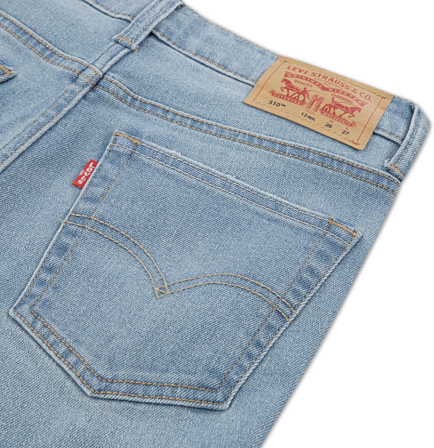 Levi's Boys 510 Skinny Fit Destructed Jeans - Image 5