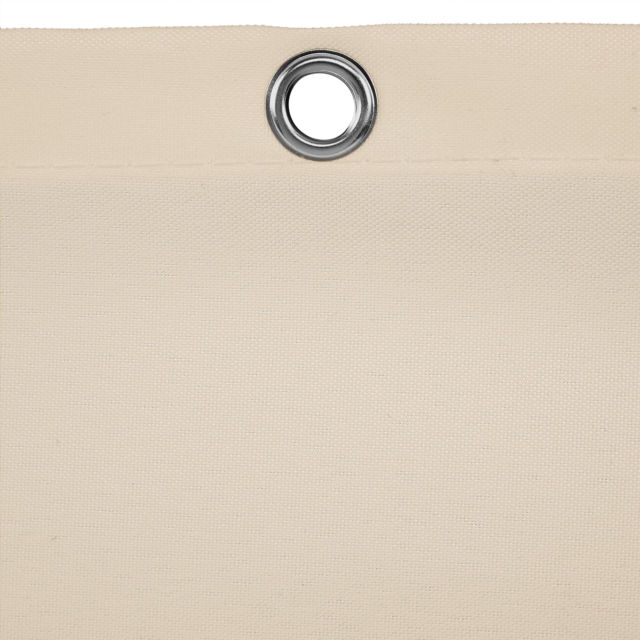 Relaxdays Sonnensegel rechteckig, 3,5 x 4,5 m, wasserabweisend, beige