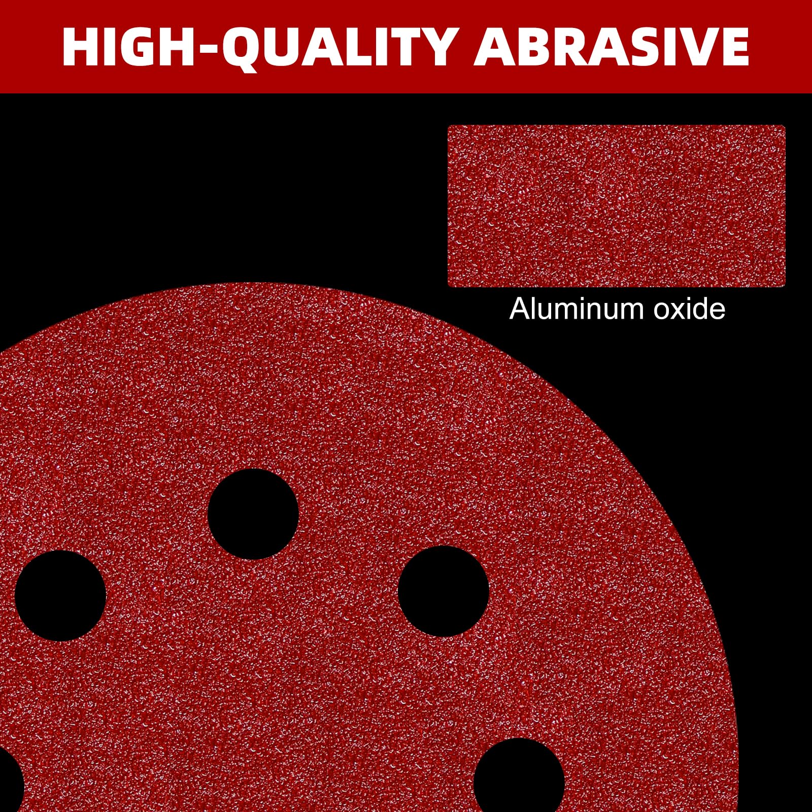Disque Abrasif 125mm Grain 40-400 140 Pièces Papier Ponceuse Excentrique pour Métal Bois