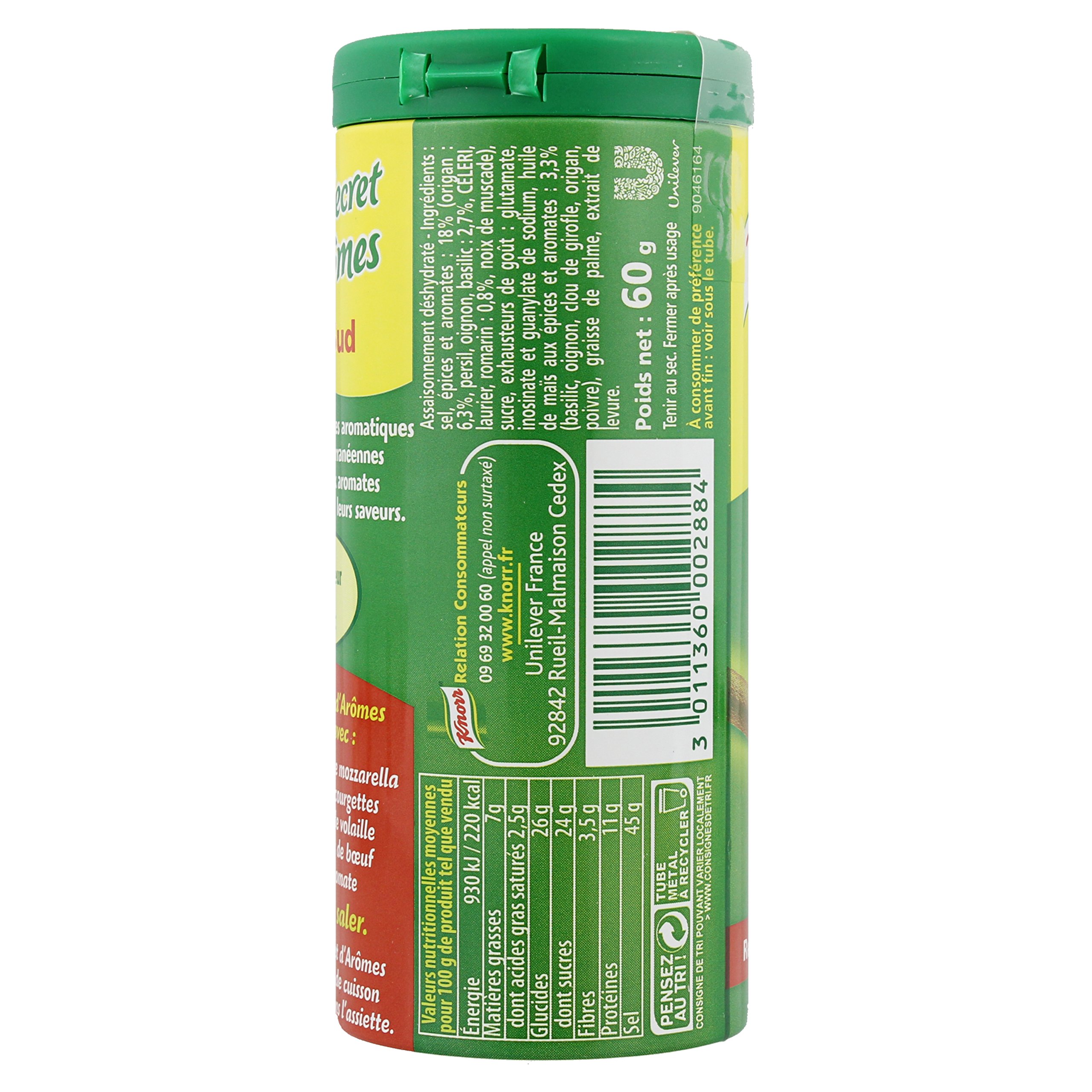 Knorr Secret d'Arômes Plein Sud 60 g - Lot de 4
