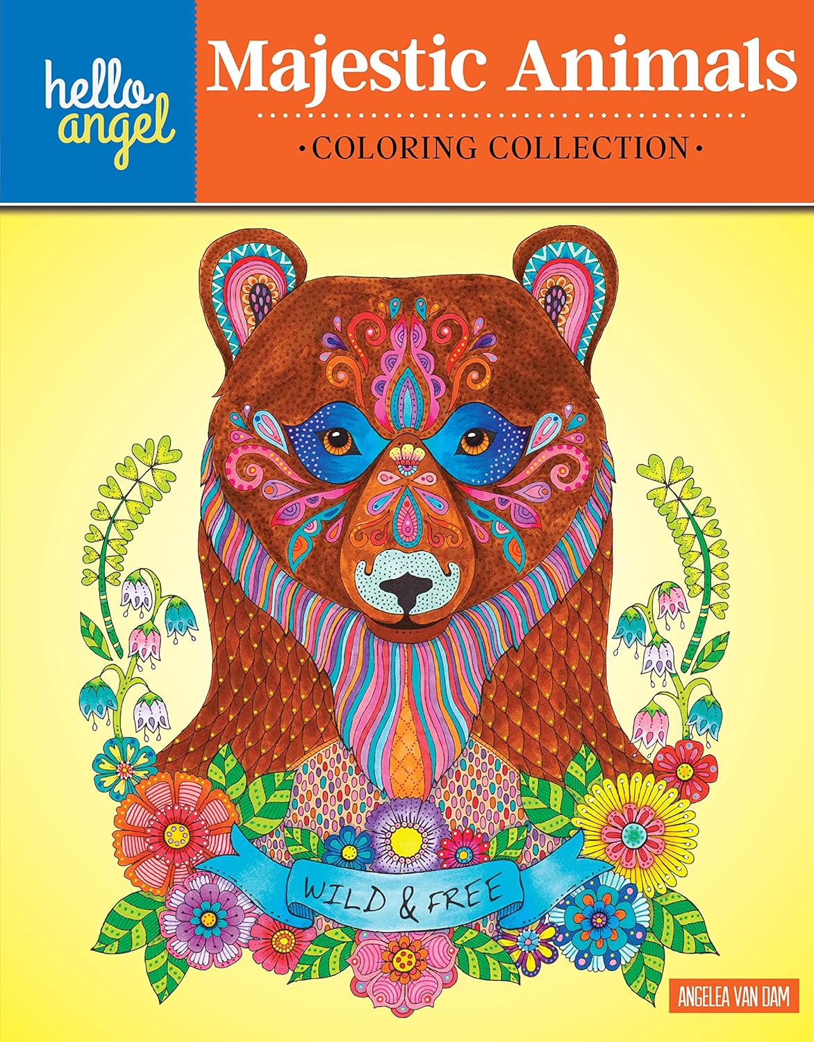 Amazon.com: Hello Angel Majestic Animals Coloring Collection (Design ...