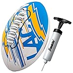 Franklin Sports NFL Los Angeles Chargers Football - Youth Mini Football - 8.5 Junior Size Ball - SPACELACE Easy Grip Texture- Perfect for Kids