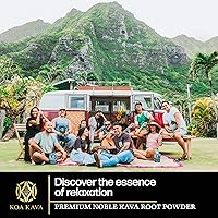 Vista 8 de 8 Oz Premium Vanuatu Waka Kava Kava con cordón de colador de kava