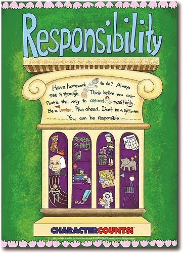 Miniatura 4 de CHARACTER COUNTS! Pósteres vibrantes de Six Pillars (3 juegos de 6)