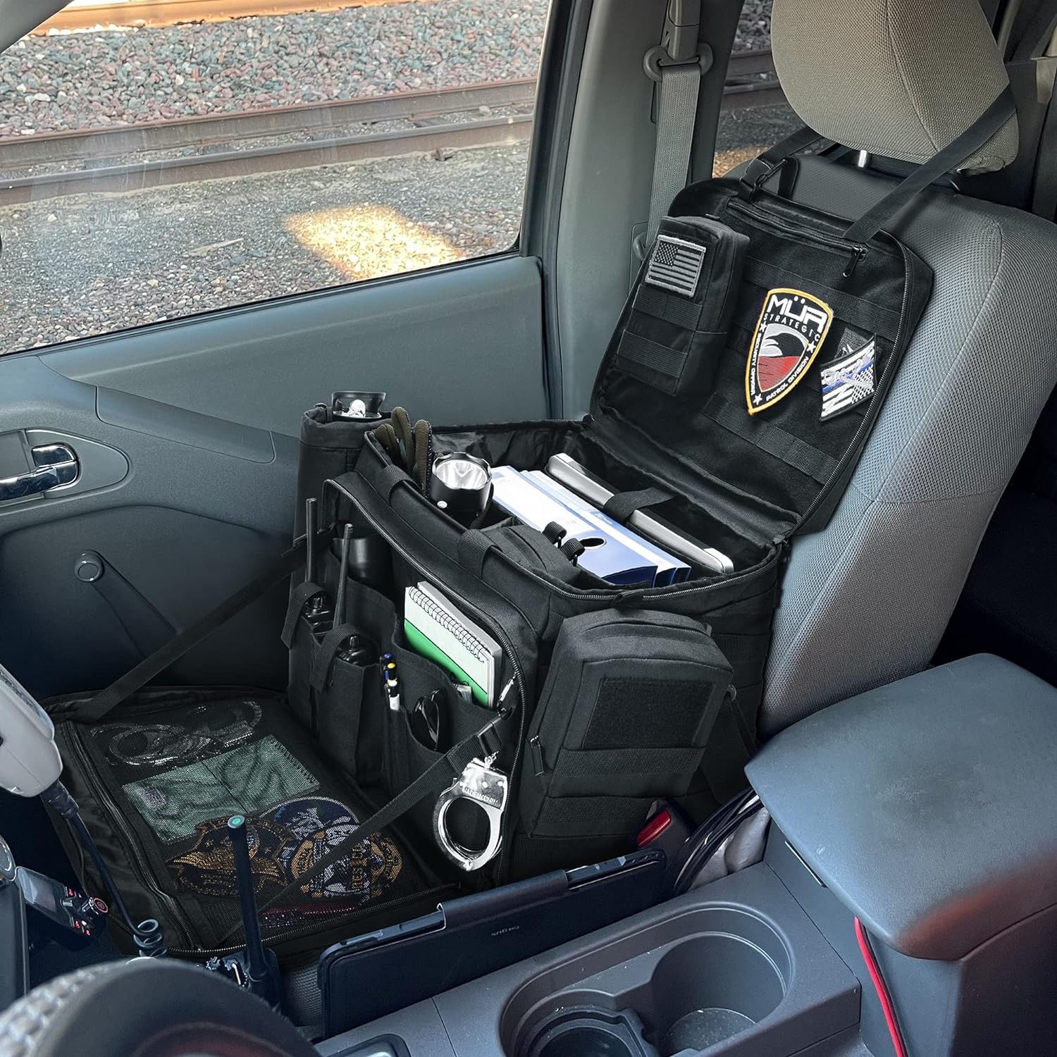 🔥 Flаѕh Sаlе Trunab Patrol Bag Law Enforcement, Police Duty Bag, Car Front Seat Organizer Compatible with 15.6” Laptop, Multiple Compartment, Molle Webbing, Removable Strap, Detachable Kettle Bag Exсluѕіvе Dіѕсоunt 70% Prісе Trunab Patrol Bag Law Enforcement, Police Duty Bag, Car Front Seat Organizer Compatible with 15.6” Laptop, Multiple Compartment, Molle Webbing, Removable Strap, Detachable Kettle Bag