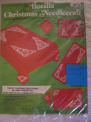 Bucilla Panel de mesa de Pascua de Navidad