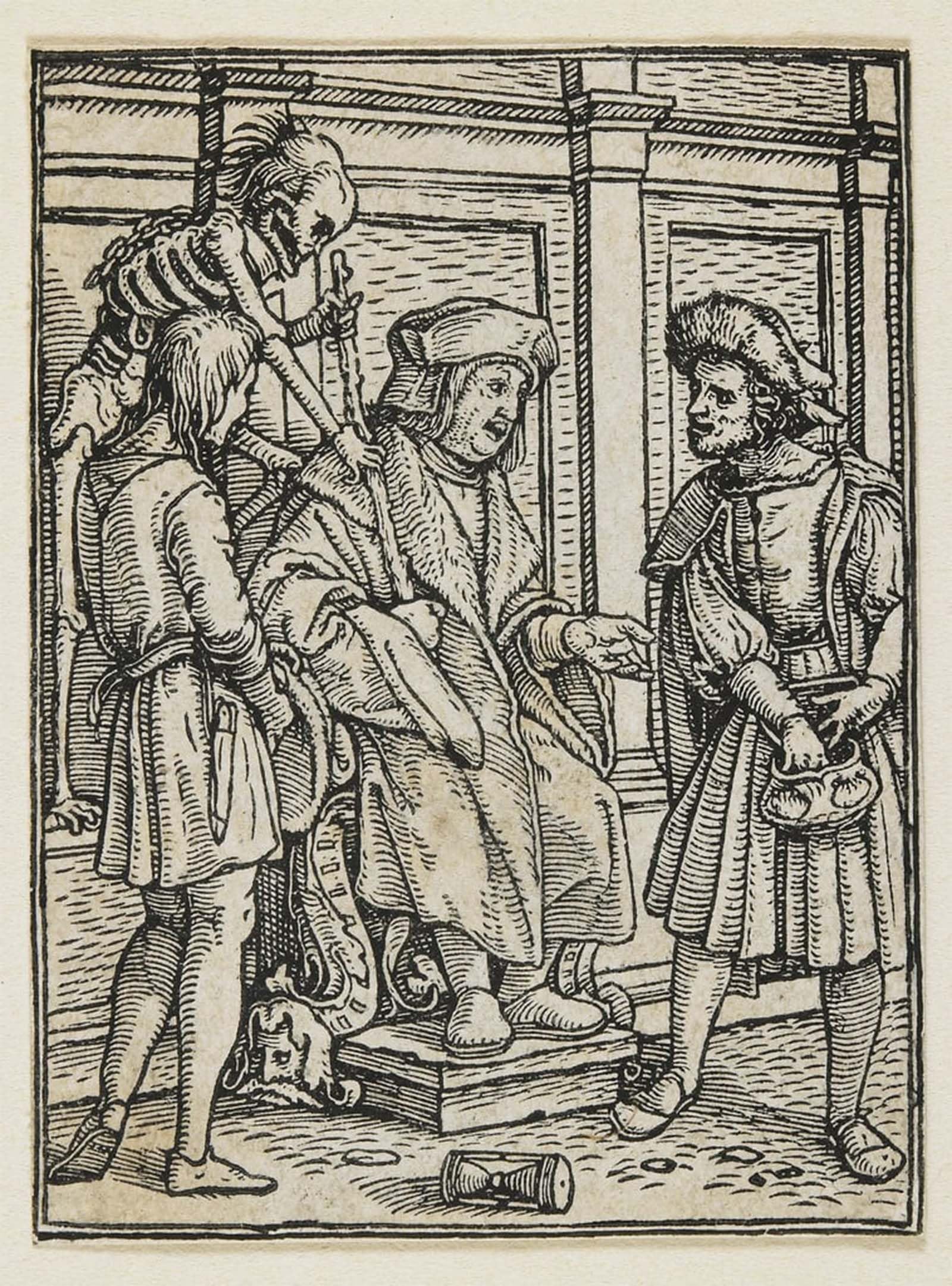 ARTXLXXBN Famous Art Print Poster Vintage Wall Art the Judge by Hans Holbein Der Jüngere Canvas Art Poster for Home Decor 60x90cm